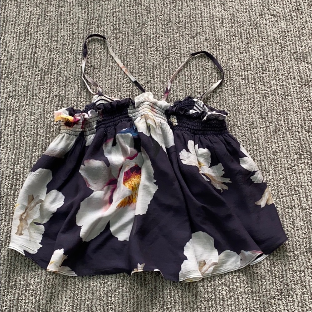 Intermix Floral Halter Top